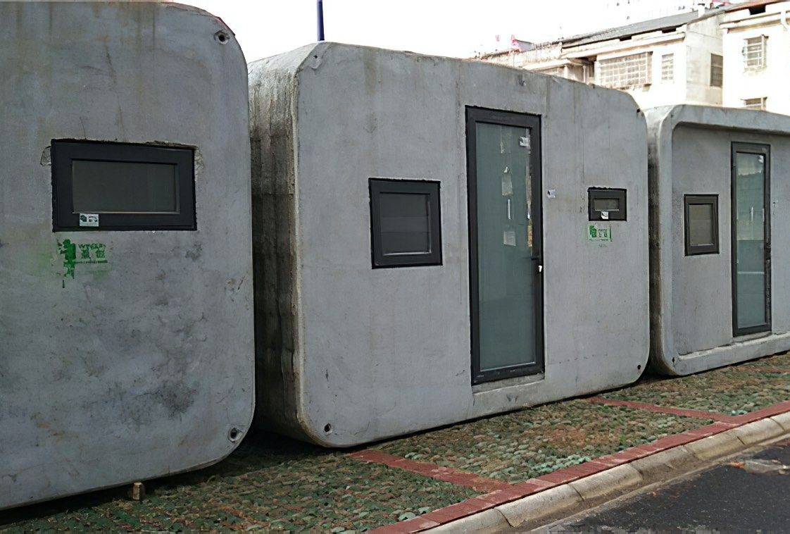 đ 3d-printade hus hjĂ€lper i kampen mot Coronaviruset