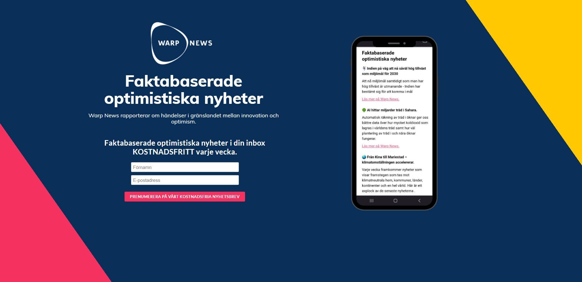 Prenumerera på Warp News