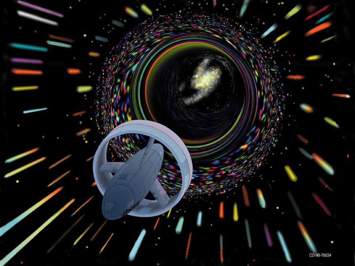 đ Framtidens rymdresor: genom maskhĂ„l eller med Warp Drive?