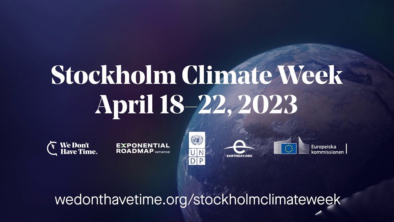 đ VĂ€lkommen till Stockholm Climate Week