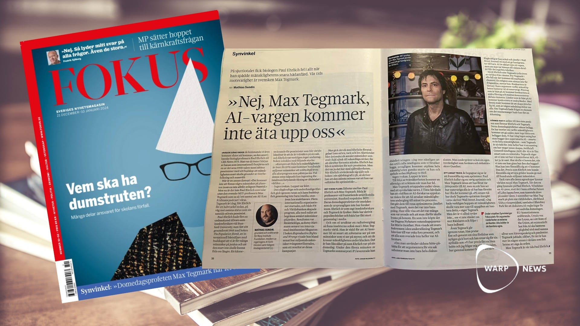 ☹️ Max Tegmark är vår tids Paul Ehrlich