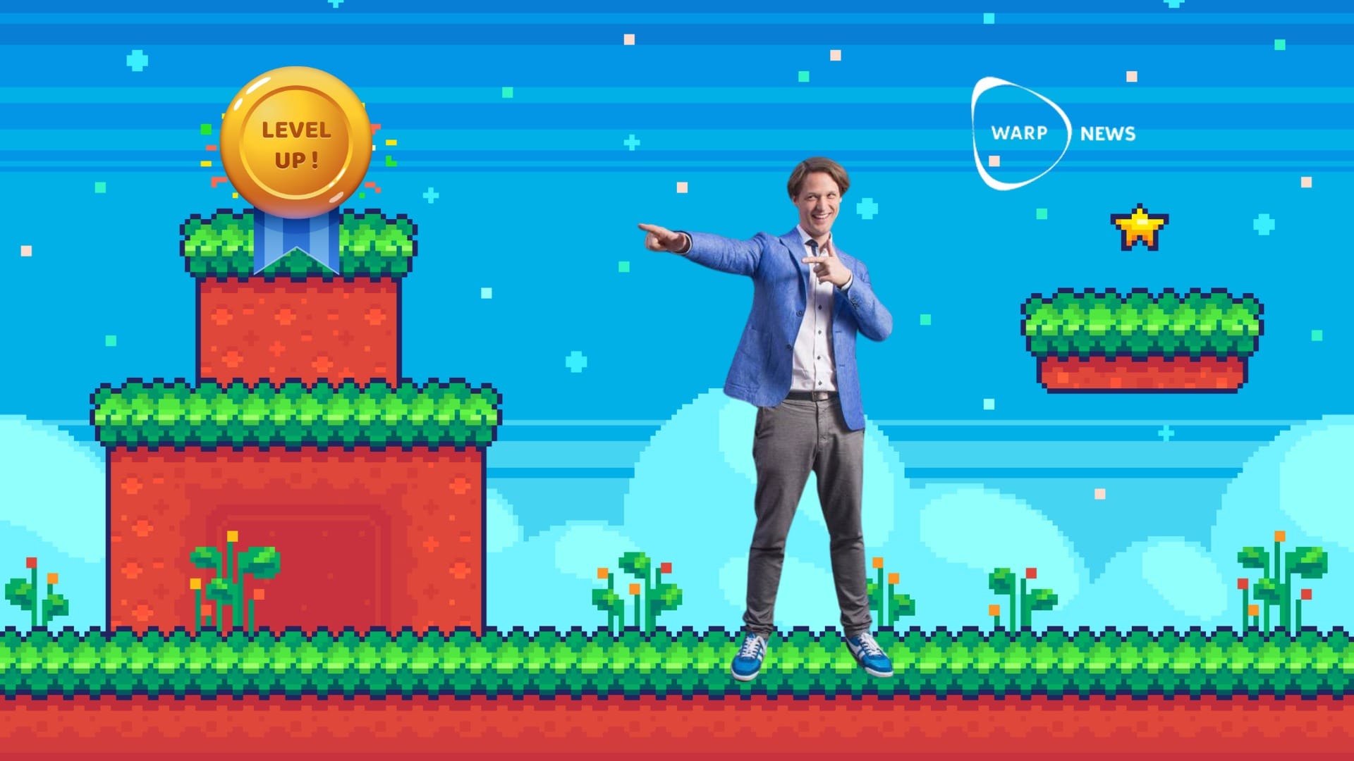 đ Warp Levels: SĂ„ vill Hannes Sapiens Sjöblad levla upp mĂ€nskligheten