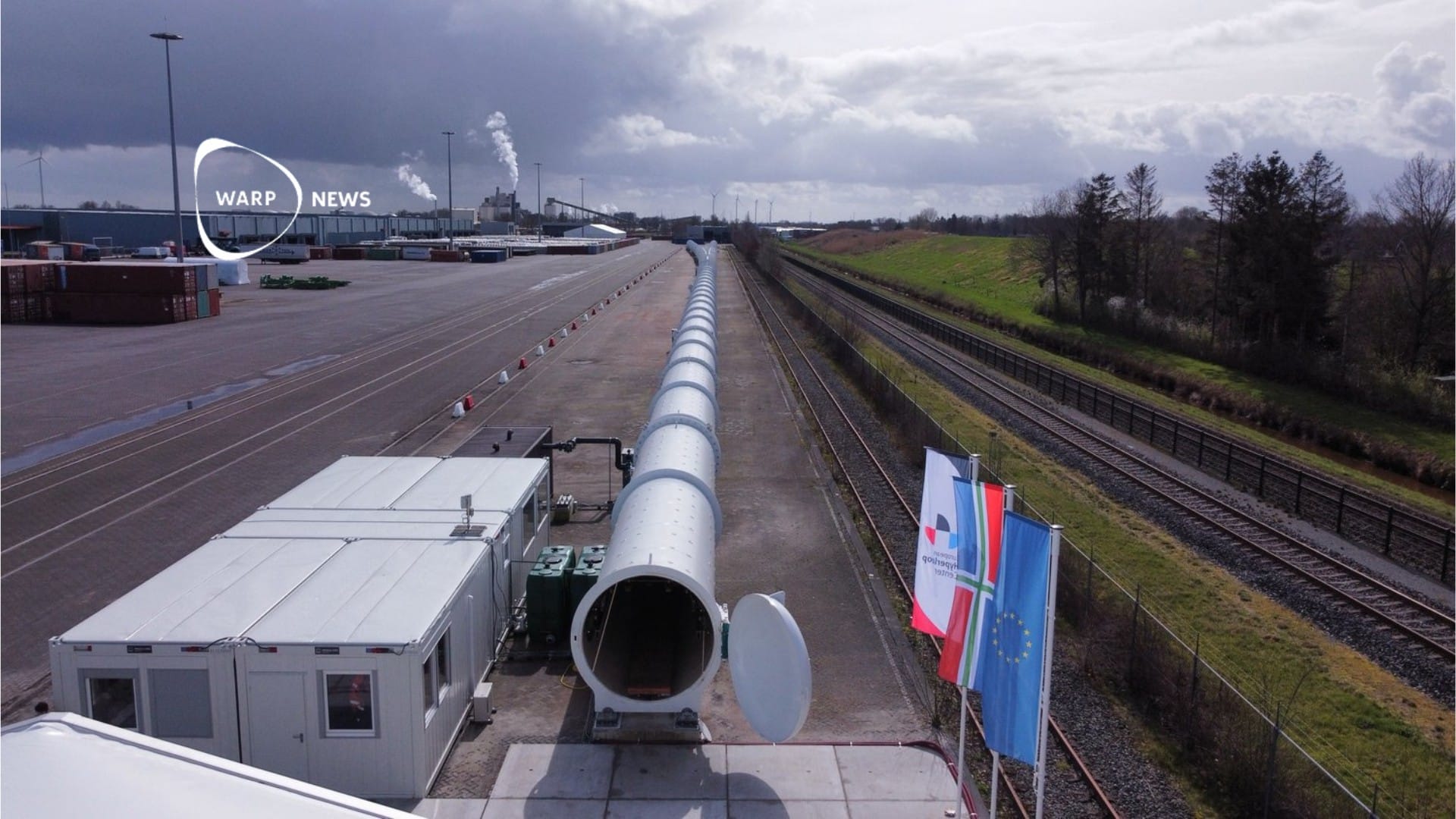 🚅 Europas längsta testbana för Hyperloop öppnar i Nederländerna