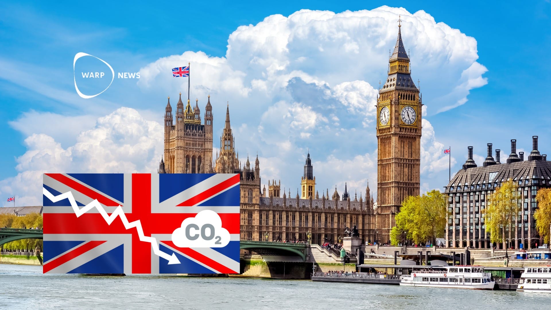 📉 Storbritanniens växthusgasutsläpp på den lägsta nivån sedan 1879