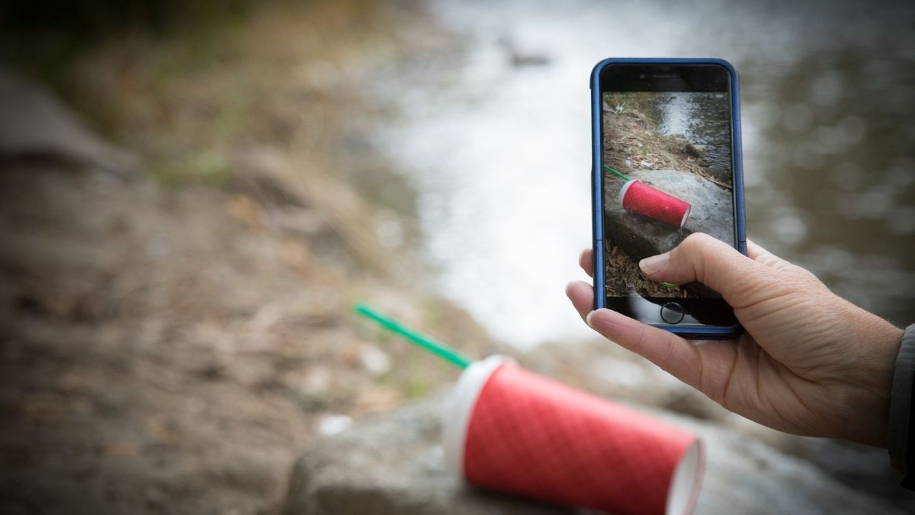 🚮 Litterati är appen du kan använda för att plocka upp skräp med dina barn