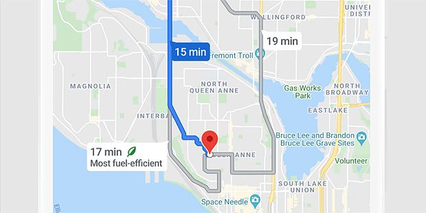 📱 Google Maps hjälper dig hitta den miljövänligaste färdvägen