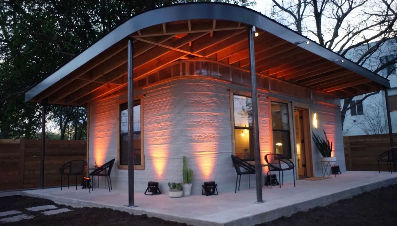 🏠  3D-printade hus ska minska hemlösheten