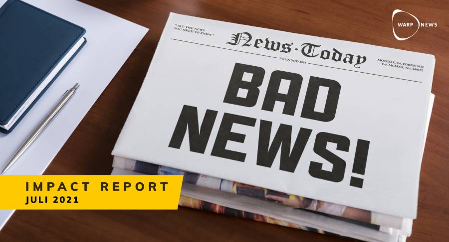 📝 Warp News Impact Report - juli 2021