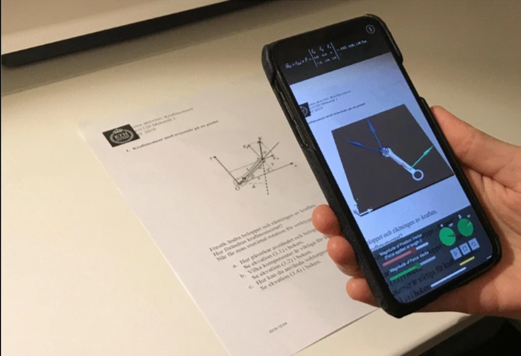 🥽 AR hjälper studenter förstå fysikaliska fenomen