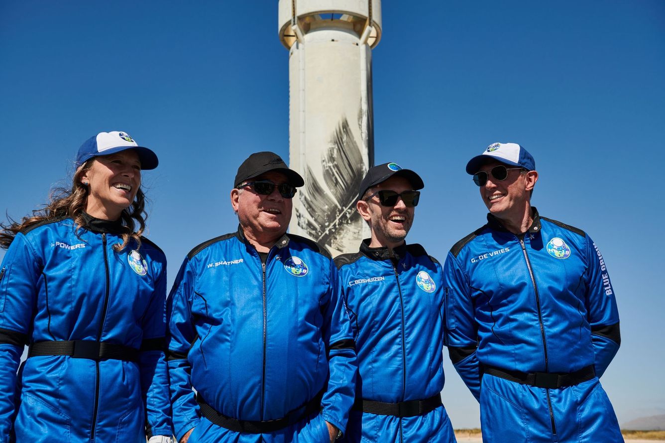 🖖 William Shatner överväldigad efter rymdresa