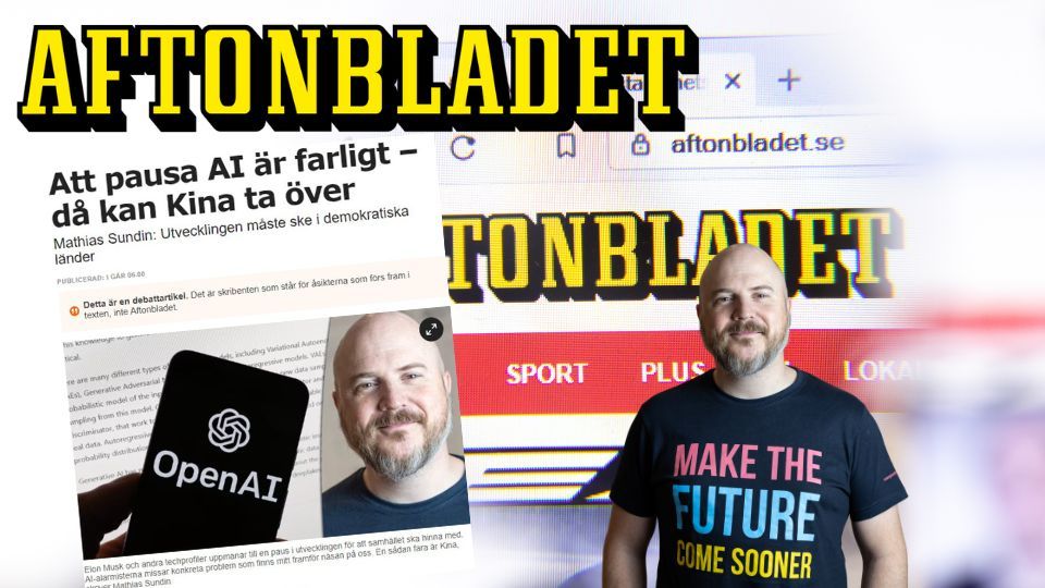 📰 Arge optimisten i Aftonbladet om AI-paus