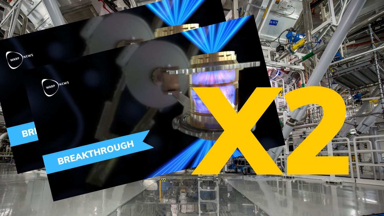 ⚡ Genombrott för fusionskraft upprepas (nu ännu mer energi ut än in)