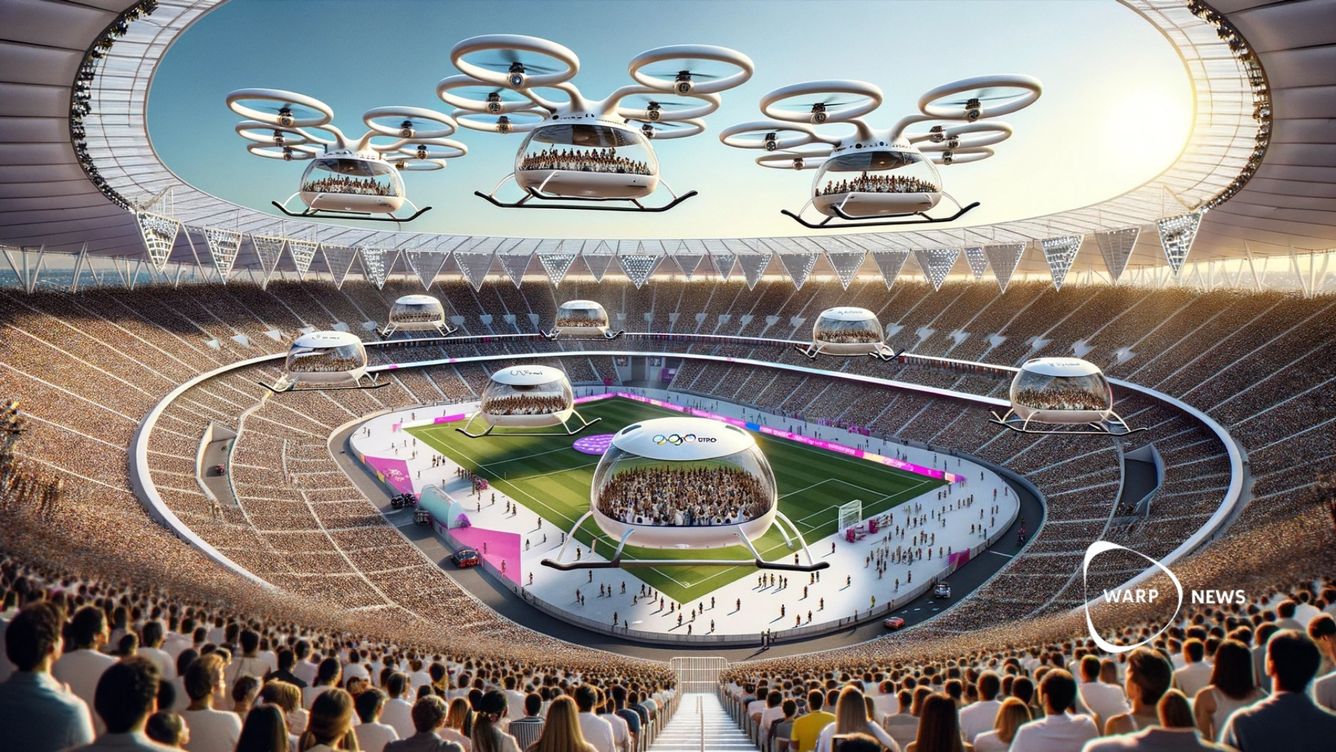 🚁 Elektrisk flygande taxi kommer användas vid OS