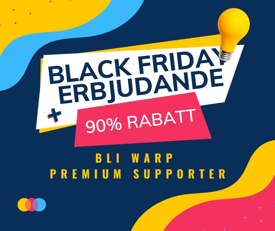 😲 24 timmars Black Friday-erbjudande