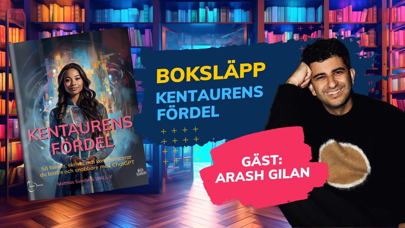 🦾 Fantastisk gäst på boksläpp: Arash Gilan