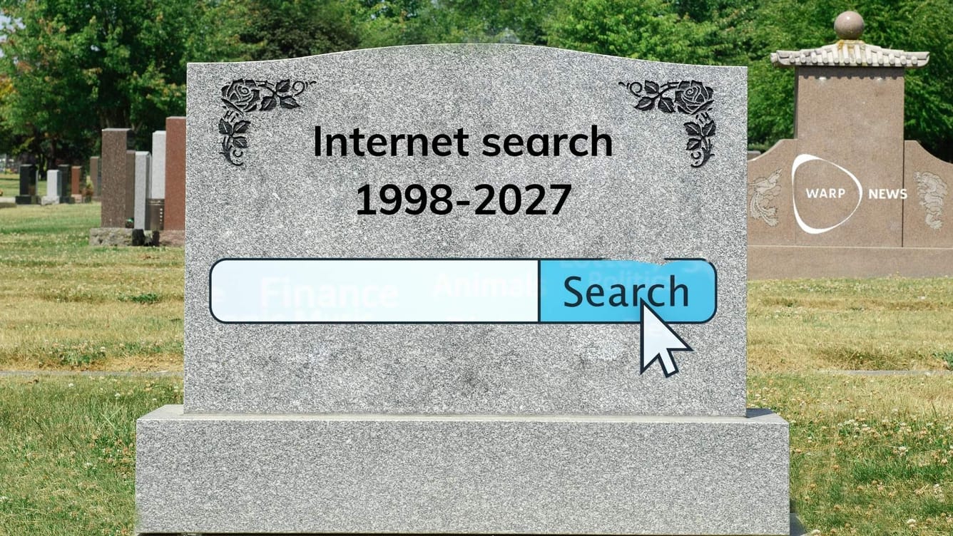 ⚰️ Slutet är nära för dagens internetsök