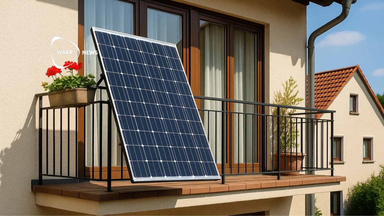 ☀️ Nu över en miljon balkongsolcellsanläggningar i Tyskland