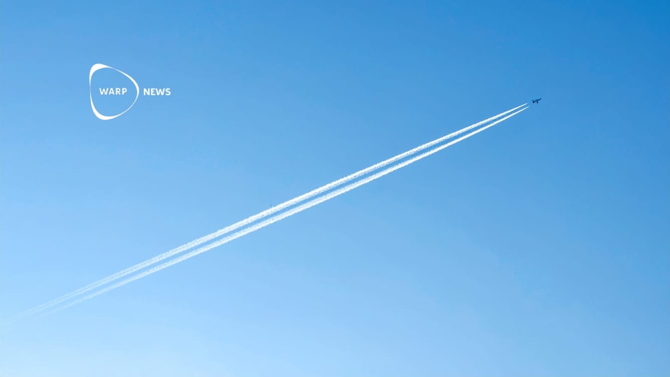 🛫 Flygplanens kondensstrimmor värmer klimatet mindre än forskare trott